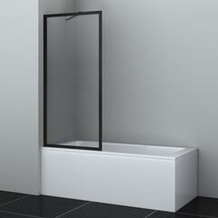 WasserKRAFT Abens 20W01-80 Matt black Fixed Стеклянная шторка фото