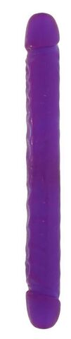 Двойной фиолетовый фаллоимитатор DOUBLE DONG LAVENDER - 30 см. - Seven Creations 269JLV-BX