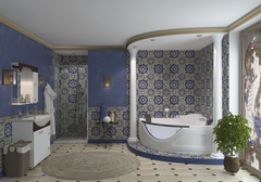 Ванна ГМ 1550*1550*750 с насосом OLB-806 с переливом