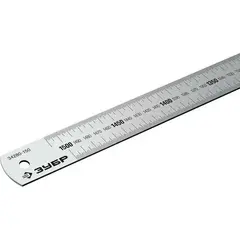 ЗУБР Про-150, длина 1.5 м, усиленная нержавеющая линейка, Профессионал (34280-150)