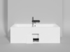 Salini 103212GF  ORLANDA AXIS 180x80 Встраиваемая ванна с прямоугольной чашей, регулируемые ножки, RAL полностью