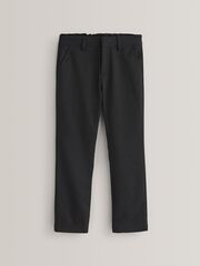 Брюки прямые школьные для мальчика Next 194-594, Черный