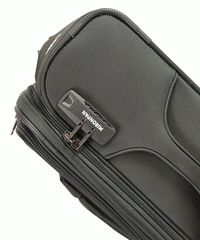 Чемодан MIRONPAN тканевый ручная кладь Оливково-серый (S) 53х35х20 (+3)см/39л/2,3 кг5