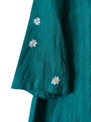 Ромашка. Платье льняное макси с вышивкой ромашки PL-422572