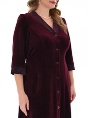 4067 Халат на пуговицах