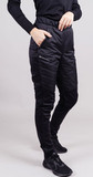 Премиальный костюм для лыж и зимнего бега Nordski Hybrid Pro Warm 2.0 Black/Soft Pink женский