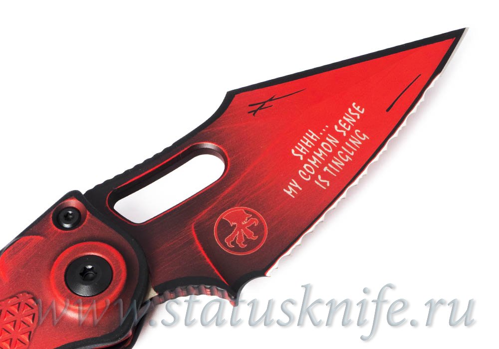 Нож Microtech Stitch Auto 169-3DPS Exclusive Deadpool