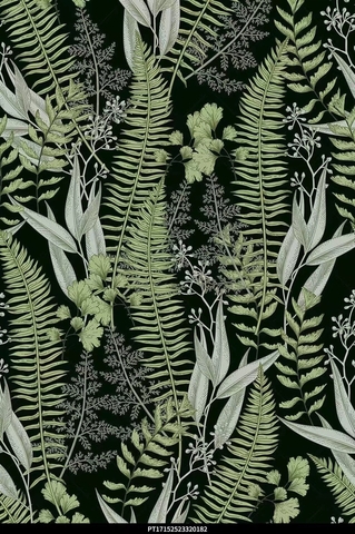 ПРЕДЗАКАЗ, НОЧНОЙ ПАПОРОТНИК, 100% хлопок