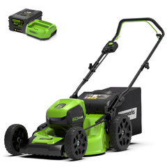 Газонокосилка Greenworks GD60LM46HPK4 60V (46 см) аккумуляторная, с АКБ 4 А/ч и ЗУ