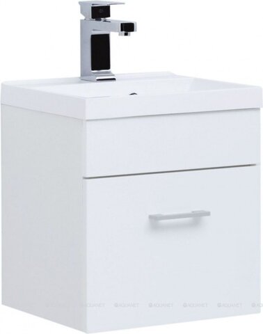 Aquanet 287704 Тумба с раковиной Нота 40 белый (раковина Aquanet) (287704)