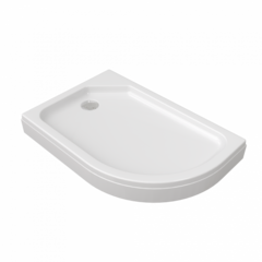 Поддон душевой 120x80 низкий левый акриловый