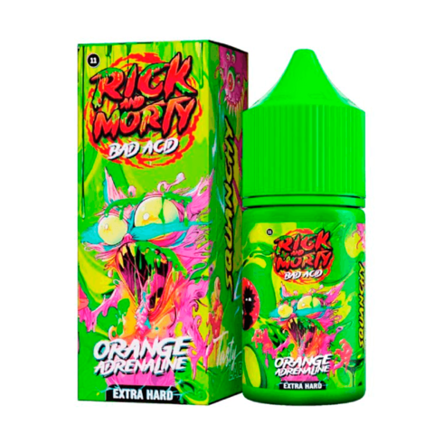 Rick & Morty Bad Acid Salt 2% Extra HARD 30 ml - Апельсиновый адреналин