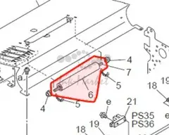 Ролик IDLER RUBBER L -56UA45991