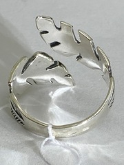 Перышко (кольцо из серебра)