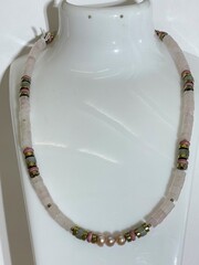 Роз.кварц (бусы из натуральных камней)