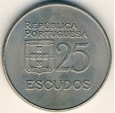 Португалия 25 эскудо 1977-1978 (случайный год) XF-AU