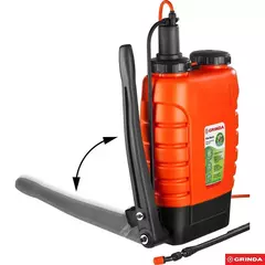 GRINDA KS-15, 15 л, с телескопическим удлинителем, ранцевый опрыскиватель (425216)