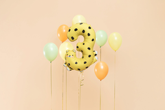 Цифра гелиевая 3 Леопард Party Deco