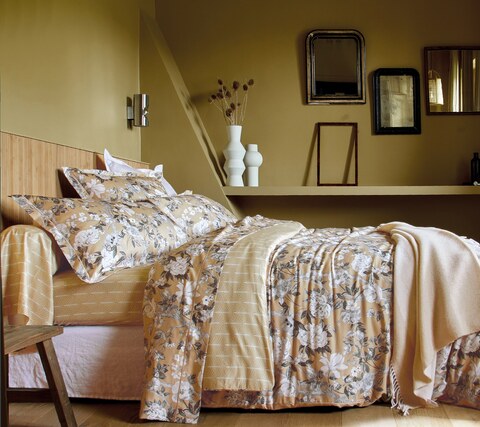 Постельное белье 2 спальное евро Blanc des Vosges Imperial Chanvre бежевое