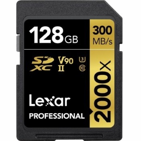 Lexar V90 gold 128Gb