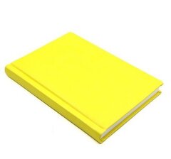 ЕЖЕДНЕВНИК А5, 160л. недатир. ГЛОСС жёлтый перепл.кожзам