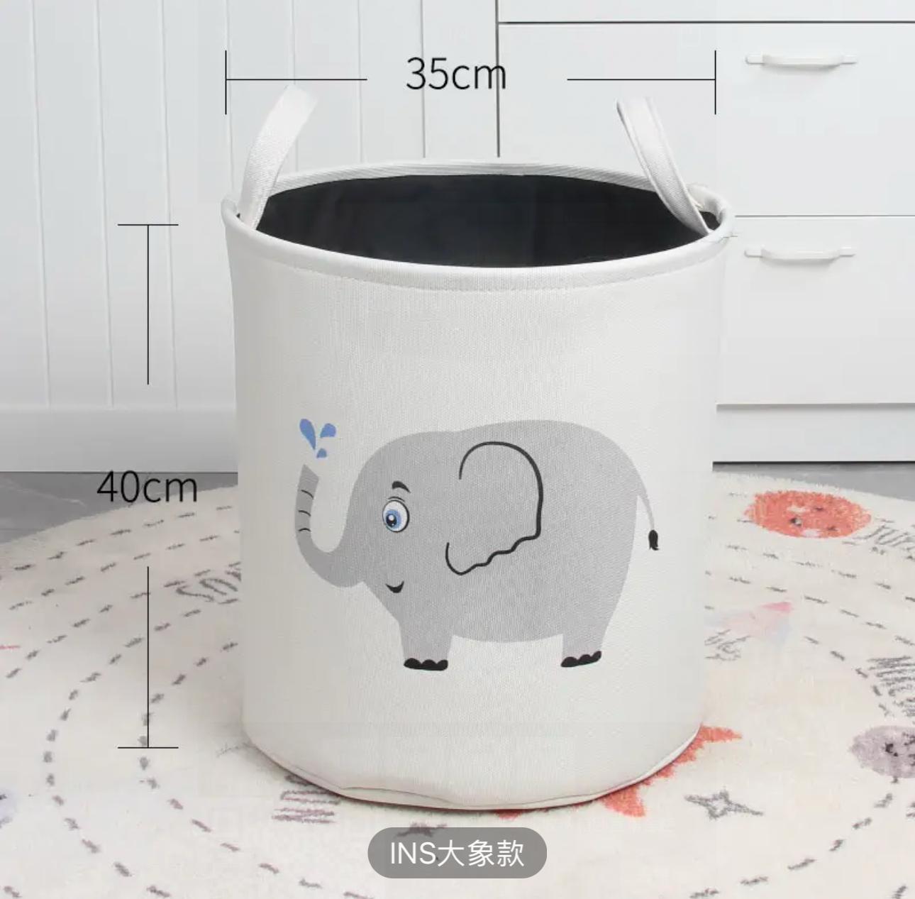 Корзина для игрушек 35х40 Круглая Слоник