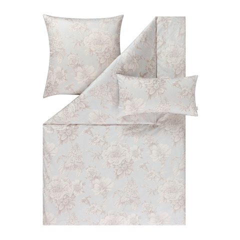 Постельное белье 1.5 спальное Estella Anna perlmutt перламутрово-серое