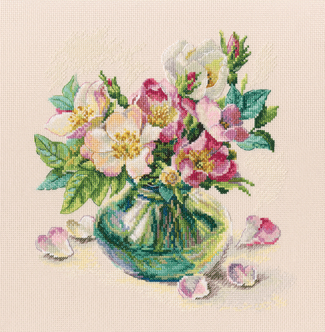 Коллекция:	Цветы¶Название по-английски:	Tender briar flowers¶Название по-русски:	Нежные цветы шиповн