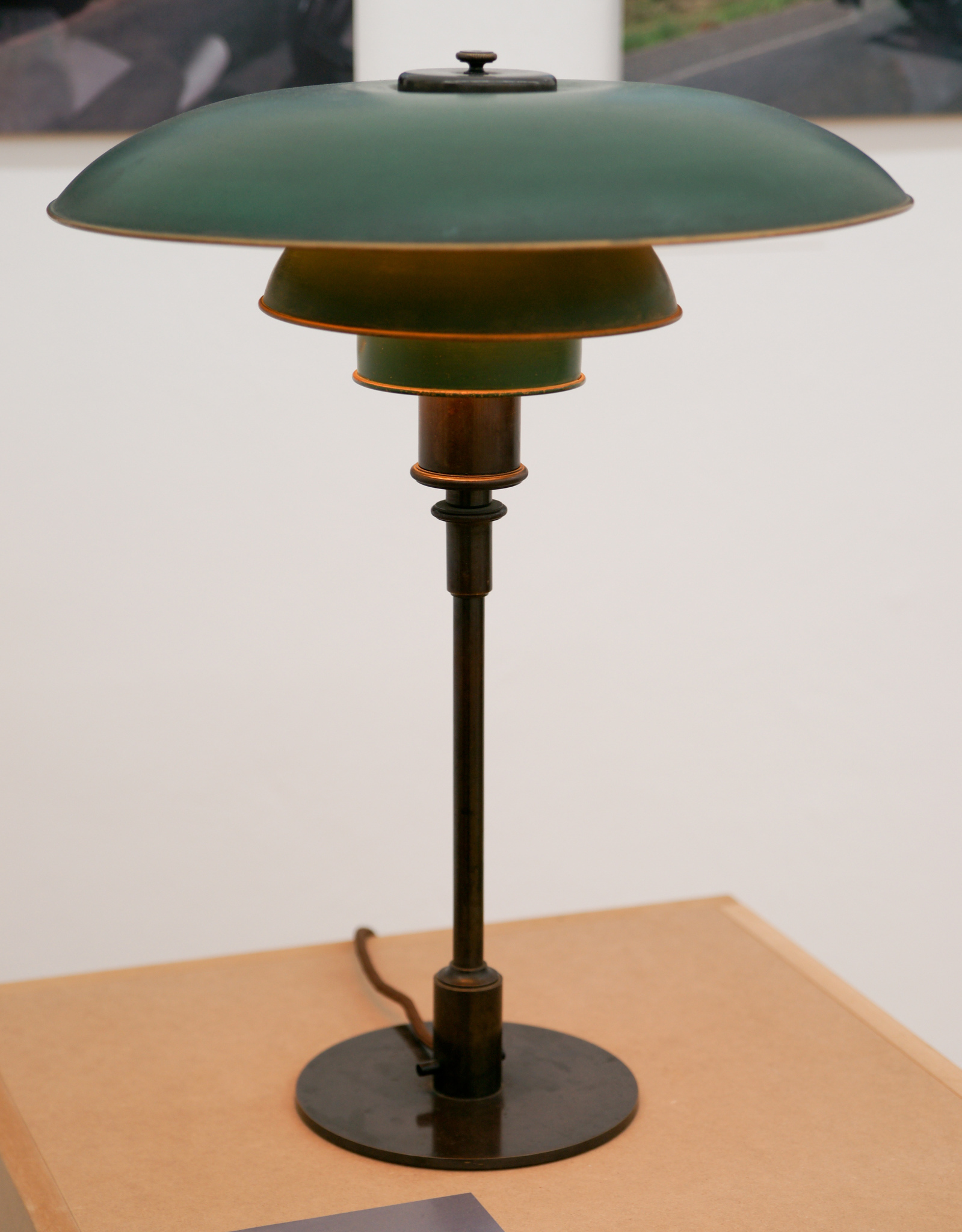 replica Louis table lamp by Poul Henningsen