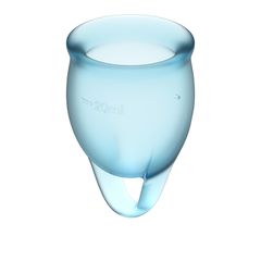 Набор голубых менструальных чаш Feel confident Menstrual Cup - 