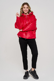 Демисезонная двухсторонняя куртка для беременных 13820 красный