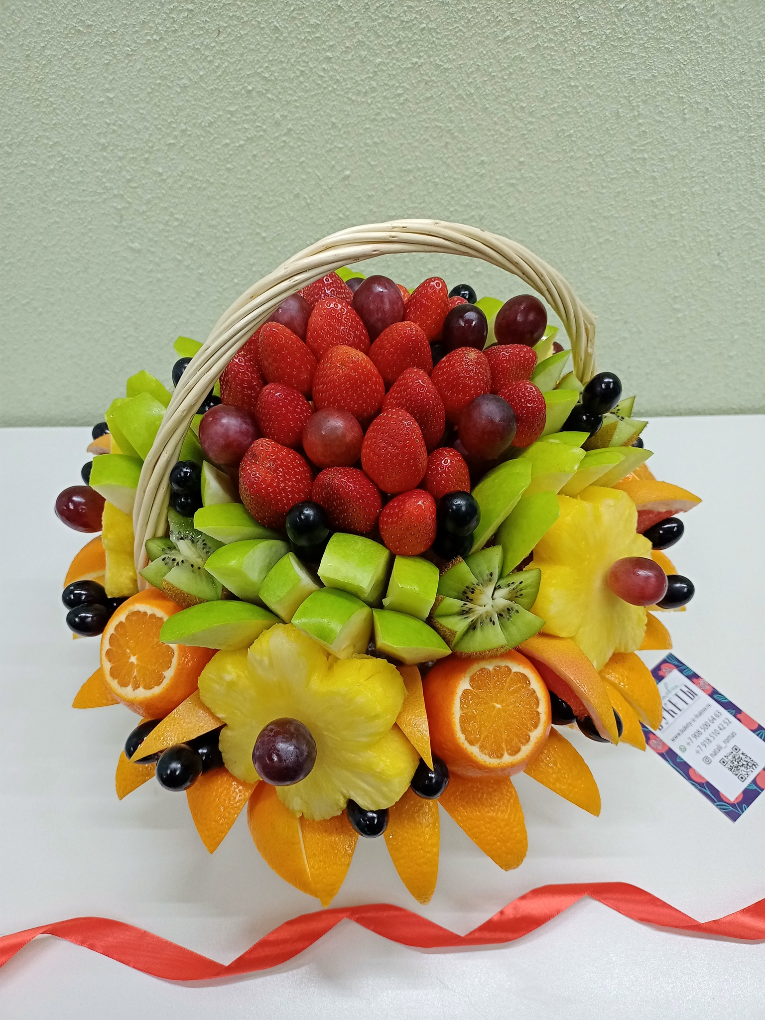 Букет из фруктов на день рождения