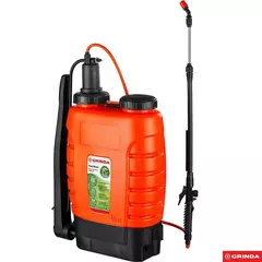 GRINDA KS-15, 15 л, с телескопическим удлинителем, ранцевый опрыскиватель (425216)