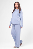 Костюм для беременных 15927 голубой