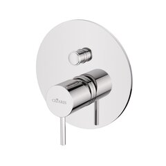 Cezares LEAF-VDIM-L-GM Встраиваемый однорычажный смеситель с переключателем на 2 выхода, исполнение Gunmetal PVD фото