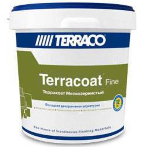 Terraco Terracoat Fine/Террако Терракоат Файн декоративное покрытие на акриловой основе с текстурой типа «шагрень»