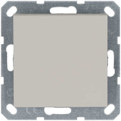 Выключатель/кнопка одноклавишный без фиксации 10A 250V~. Цвет Тауп. Jasmart. G3010T