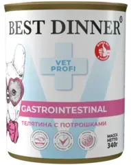 Best Dinner Gastro Intestinal консервы для собак (телятина с потрошками) 340 гр