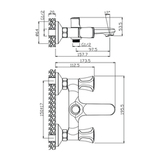 Смеситель для ванны VASCO 7201VS