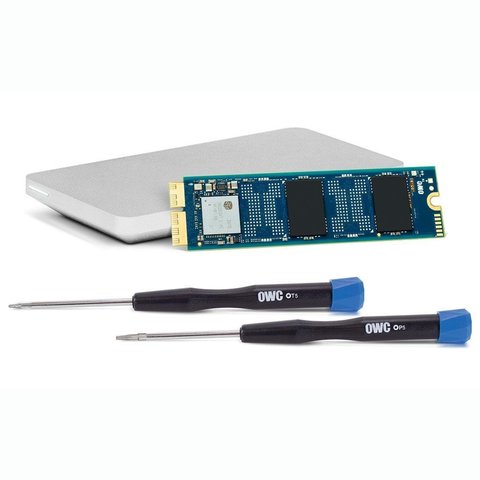 Комплект SSD OWC 1TB NVME Aura N2 для Macbook Air, Macbook Pro 2013,  2015 + Envoy бокс для штатного SSD