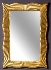 Зеркало Soho ПУ золото с подсветкой Boheme 563 фото