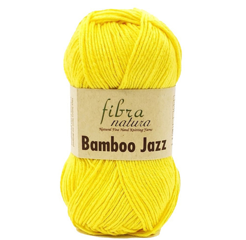 Пряжа Fibra Natura Bamboo Jazz 213 желтый (уп.10 мотков)