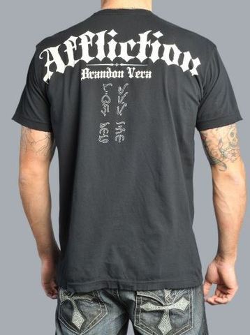 Affliction | Футболка мужская Brandon The Truth Vera Tee Signature Series A1840 спина