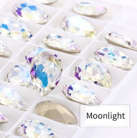 Кристалл премиум, цвет Moonlight, размер 10х14 мм