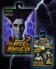 Фигурка NECA Universal Monsters x Teenage Mutant Ninja - Ultimate April as Bride of Frankenstein