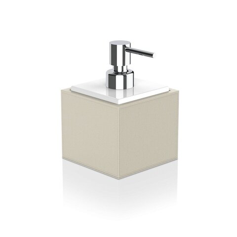 Decor Walther 0937147 Decor Walther  BROWNIE SSP Дозатор для мыла настольный искусственная кожа, цвет бежевый