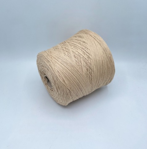 Бобинная пряжа (пр.Италия), art.Cotone, 350м/100 гр. 100%Хлопок, цвет-Бежевый , арт.34754