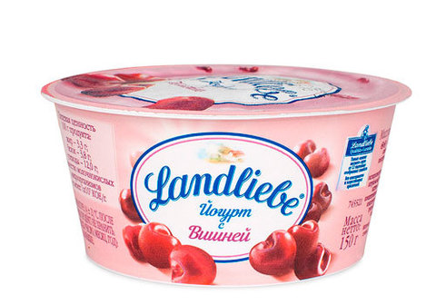 Йогурт вишня "Landliebe", 150г