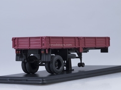 Semitrailer ODAZ-885 dark-red Start Scale Models (SSM) 1:43