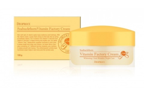 DEOPROCE SEABUCKTHORN VITAMIN FACTORY CREAM 100 ГР